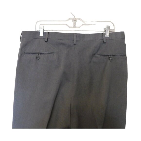 Dockers Slacks 36x30 Actual L 29.5 Gray Pants Relaxed Pleated Front Cuffed Hem - Picture 6 of 7